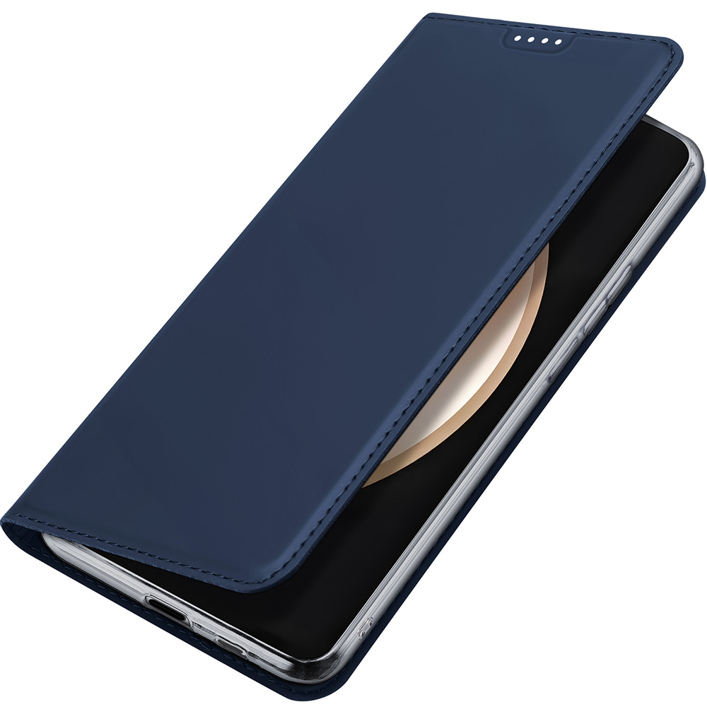 Etui z klapką Dux Ducis Skin Pro do Galaxy S25 FE, granatowe